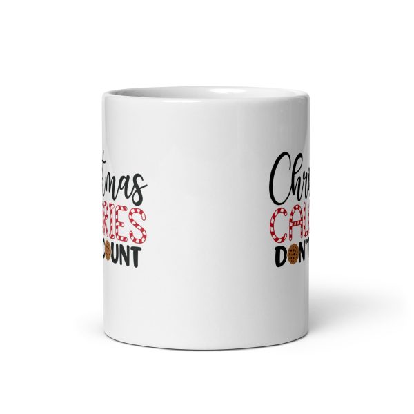 Christmas calories don't count Funny Coffee Mug / Cup - Image 3