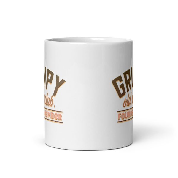 Grumpy old man club founder & member Funny Coffee Mug / Cup - Image 3