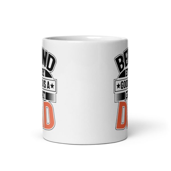 Behind every cool kid is a great dad Funny Coffee Mug / Cup - Image 3