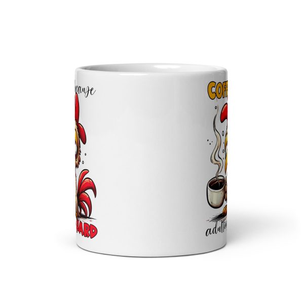 Coffee because adulting is hard funny coffee mug / cup - Image 3