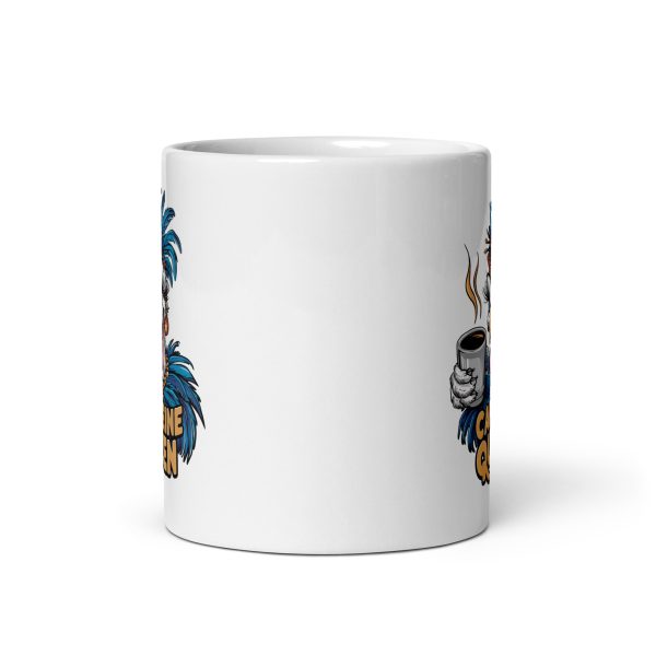 Caffeine Queen funny coffee mug / cup - Image 3