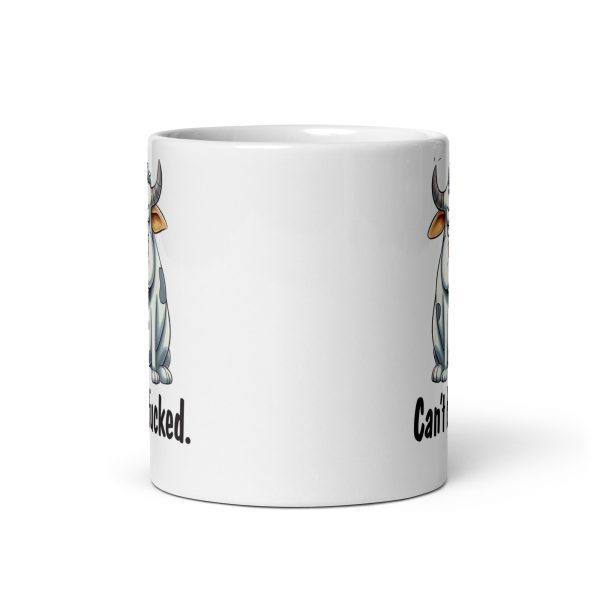 Can't be fucked funny cow coffee mug / cup - Image 3