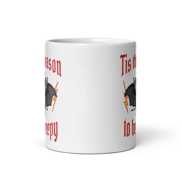 Tis the season to be creepy funny Halloween coffee mug / cup - Image 3