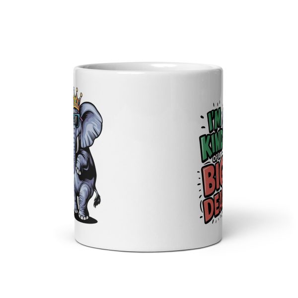 I'm kind of a big deal funny elephant coffee mug / cup - Image 3