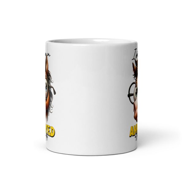 I believe in annoyed at first sight funny horse coffee mug / cup - Image 3