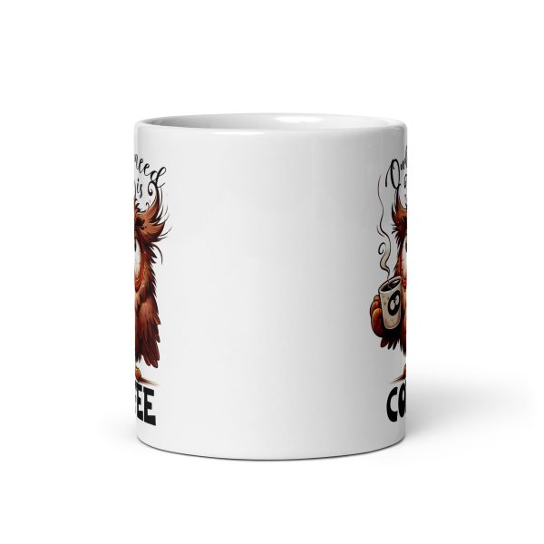 Owl I need is coffee funny owl coffee mug / cup - Image 3