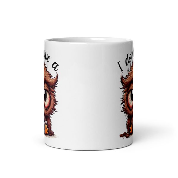 I don't give a sip funny owl coffee mug / cup - Image 3