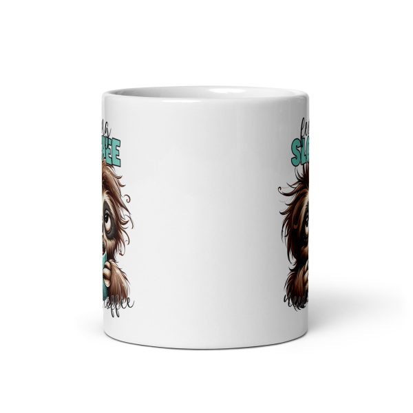 Feeling slothee funny sloth coffee mug / cup - Image 3