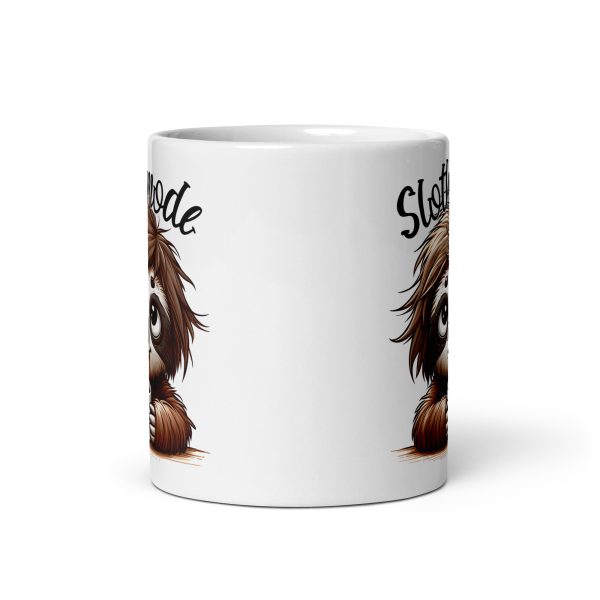 Sloth mode funny sloth coffee mug / cup - Image 3