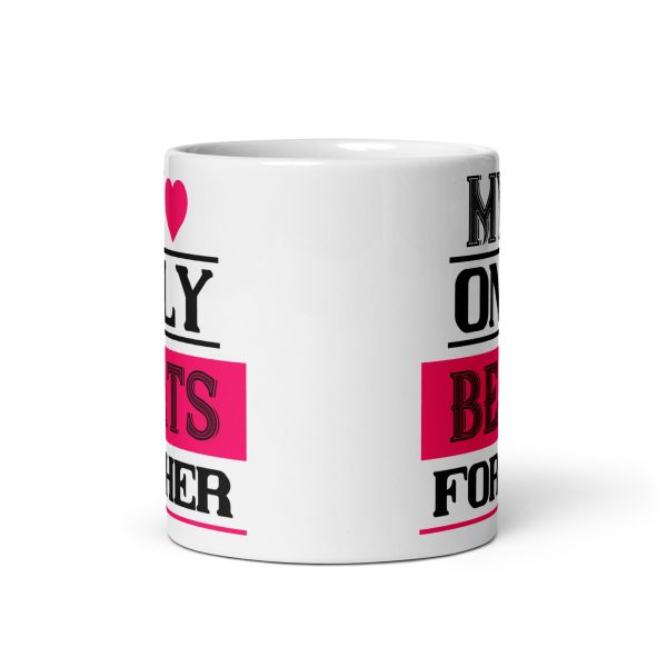 My heart only beats for her funny coffee mug / cup - Image 3