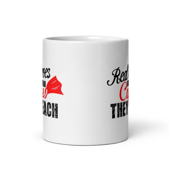 Real heroes don't wear capes they teach funny coffee mug / cup - Image 3