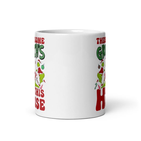 There's some Grinch's in this house funny coffee mug / cup - Image 3