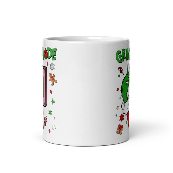 Grinch mode on funny coffee mug / cup - Image 3