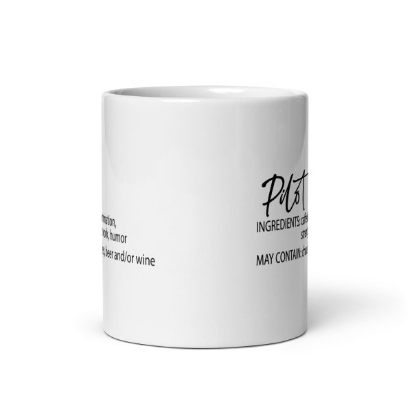 Pilot ingredients funny coffee mug / cup - Image 3