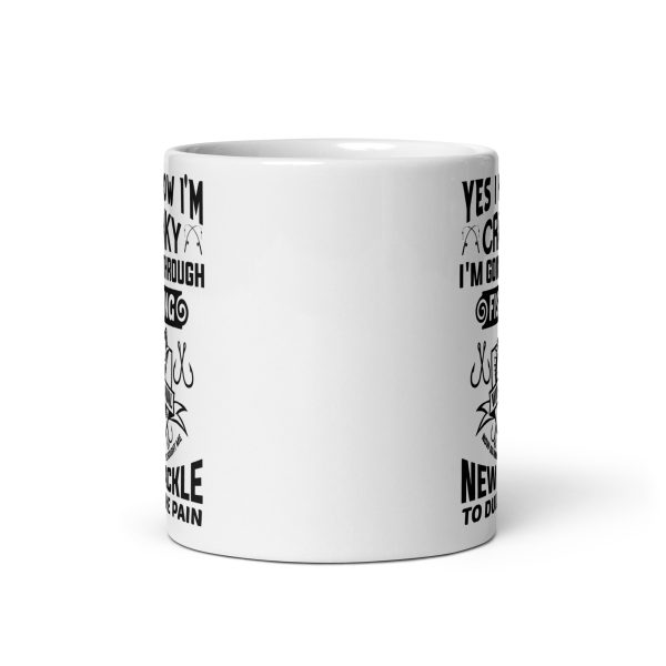 Yes I know I'm cranky I'm going through fishing withdrawal funny coffee mug / cup - Image 3