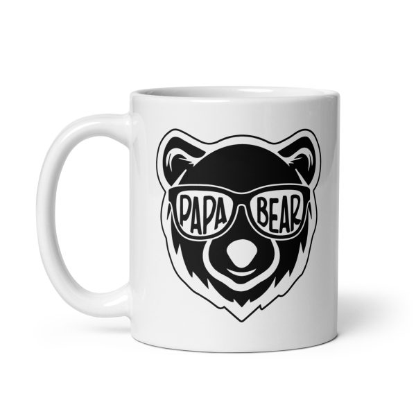 Papa bear Funny Coffee Mug / Cup - Image 2