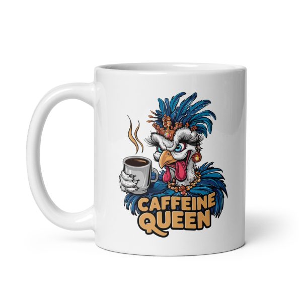 Caffeine Queen funny coffee mug / cup - Image 2