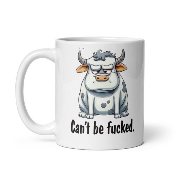 Can't be fucked funny cow coffee mug / cup - Image 2