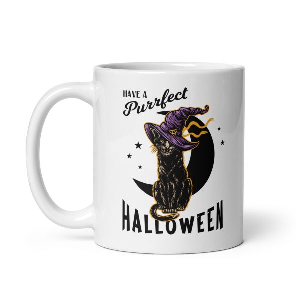 Have a purrfect Halloween funny Halloween coffee mug / cup - Image 2