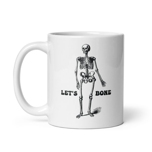 Let's bone funny Halloween coffee mug / cup - Image 2