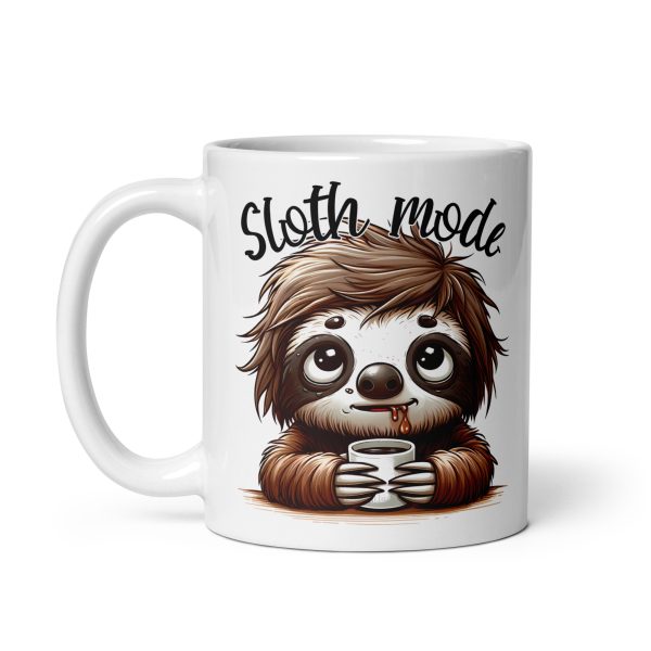 Sloth mode funny sloth coffee mug / cup - Image 2