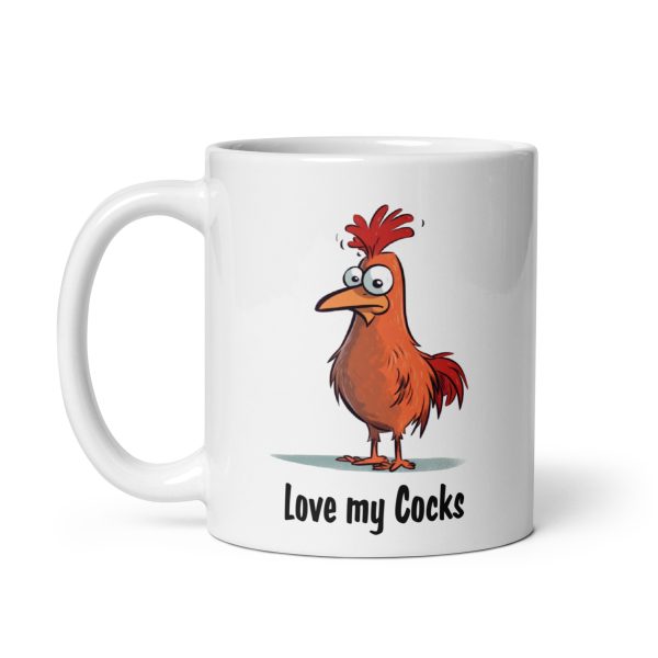 Love my cocks funny coffee mug / cup - Image 3