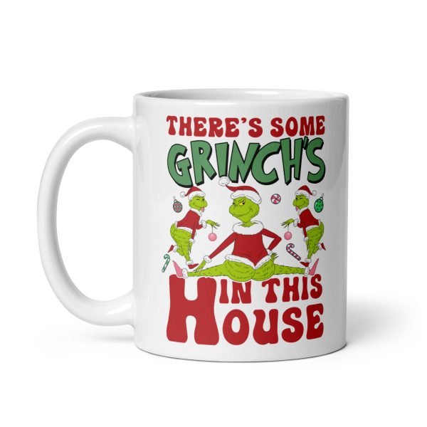 There's some Grinch's in this house funny coffee mug / cup - Image 2