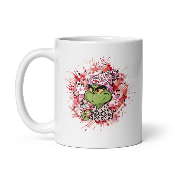 Coffee grinch funny coffee mug / cup - Image 2