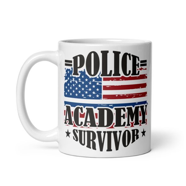 Police academy survivor funny coffee mug / cup - Image 2