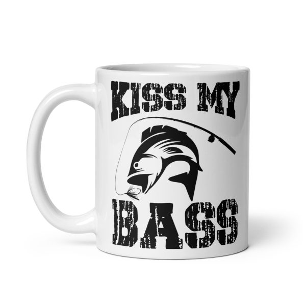 Kiss my bass funny coffee mug / cup - Image 2