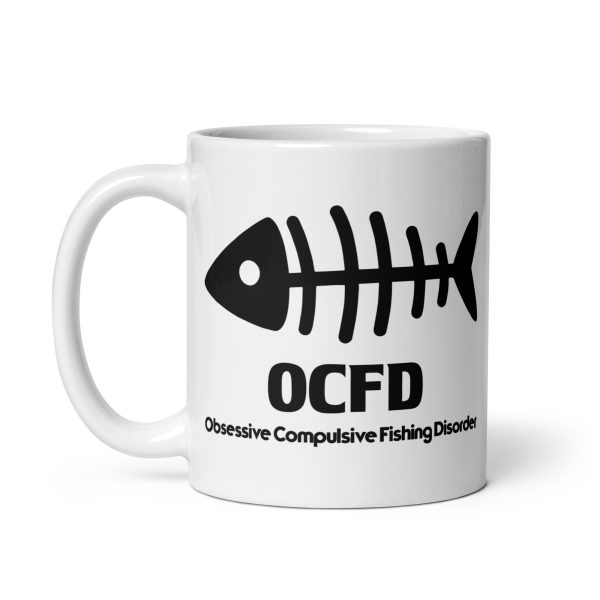 Obsessive compulsive fishing disorder funny coffee mug / cup - Image 2