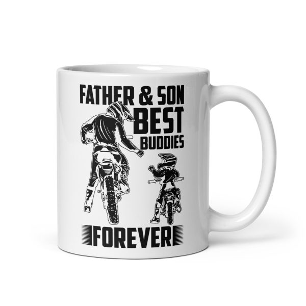 Father & son best buddies forever (dirt bikes) Funny Coffee Mug / Cup