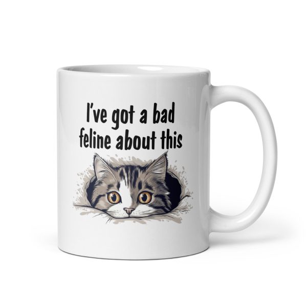 I've got a bad feline about this funny cat coffee mug / cup