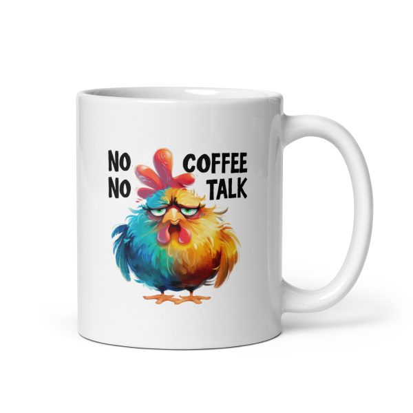 No coffee no talk funny coffee mug / cup