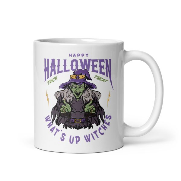 What's up witches funny Halloween coffee mug / cup