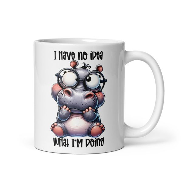 I have no idea what I'm doing funny dinosaur coffee mug / cup