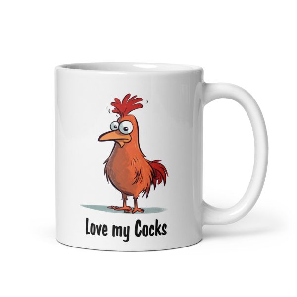 Love my cocks funny coffee mug / cup - Image 2