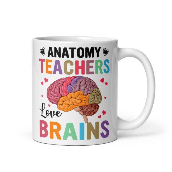 Anatomy teachers love brains funny coffee mug / cup