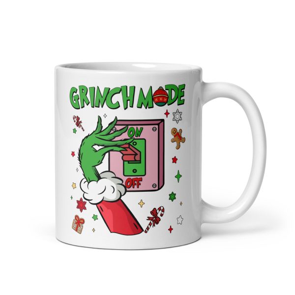 Grinch mode on funny coffee mug / cup