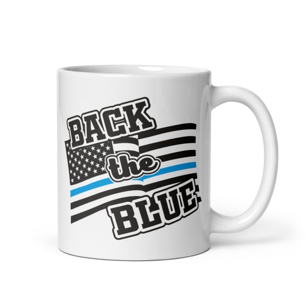 Back the blue funny coffee mug / cup