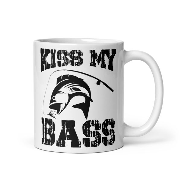 Kiss my bass funny coffee mug / cup