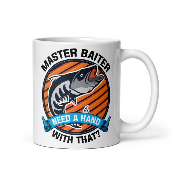 Master baiter need a hand with that funny coffee mug / cup