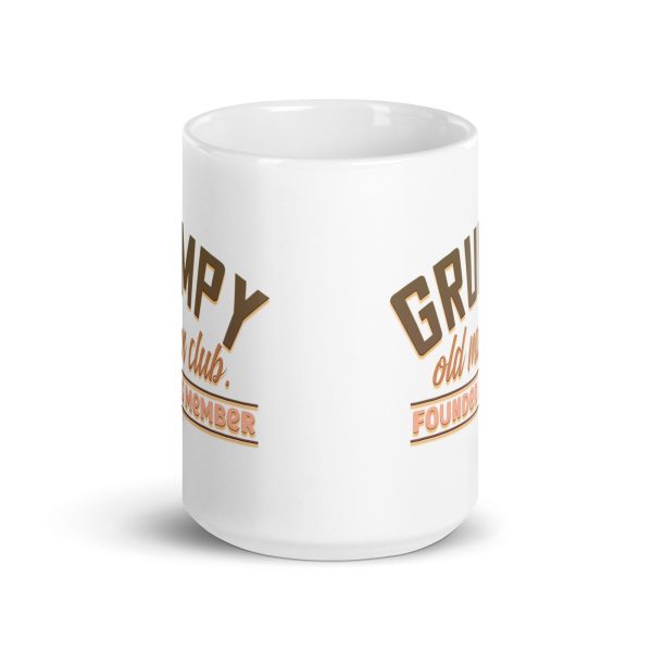 Grumpy old man club founder & member Funny Coffee Mug / Cup - Image 6