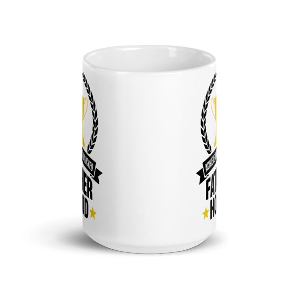 Achievement unlocked father hood Funny Coffee Mug / Cup - Image 6