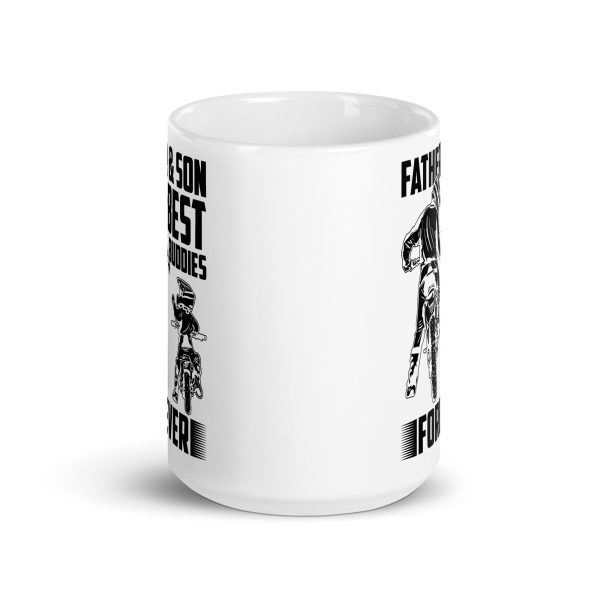 Father & son best buddies forever (dirt bikes) Funny Coffee Mug / Cup - Image 6