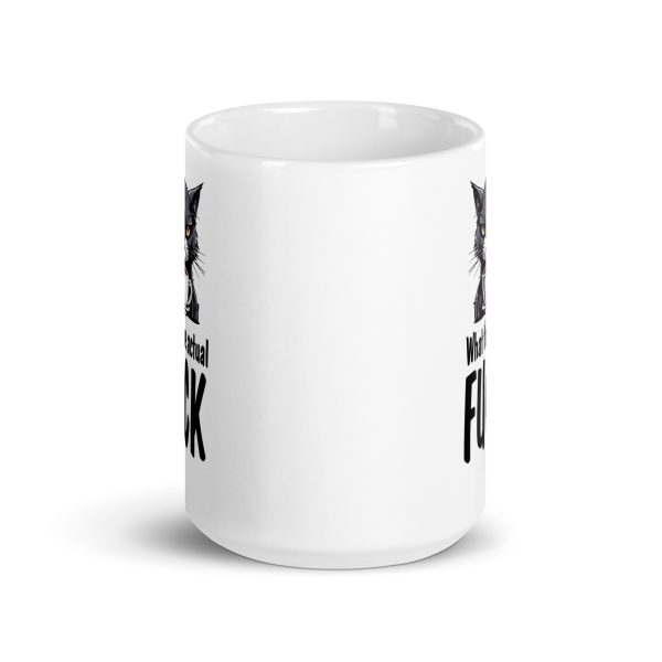 What the actual fuck funny cat coffee mug / cup - Image 6