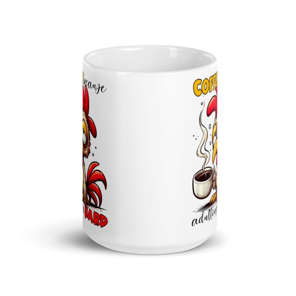 Coffee because adulting is hard funny coffee mug / cup - Image 6