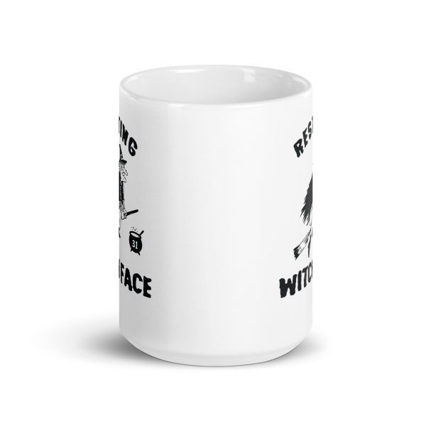 Resting witch face funny Halloween coffee mug / cup - Image 6