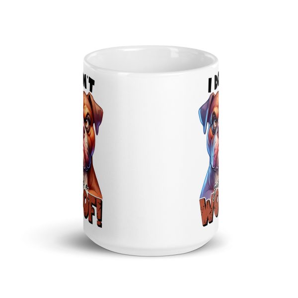 I don't give a woof funny dog coffee mug / cup - Image 6