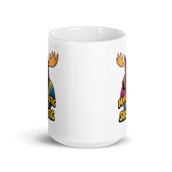 Moose-tastic and sarcastic funny moose coffee mug / cup - Image 6